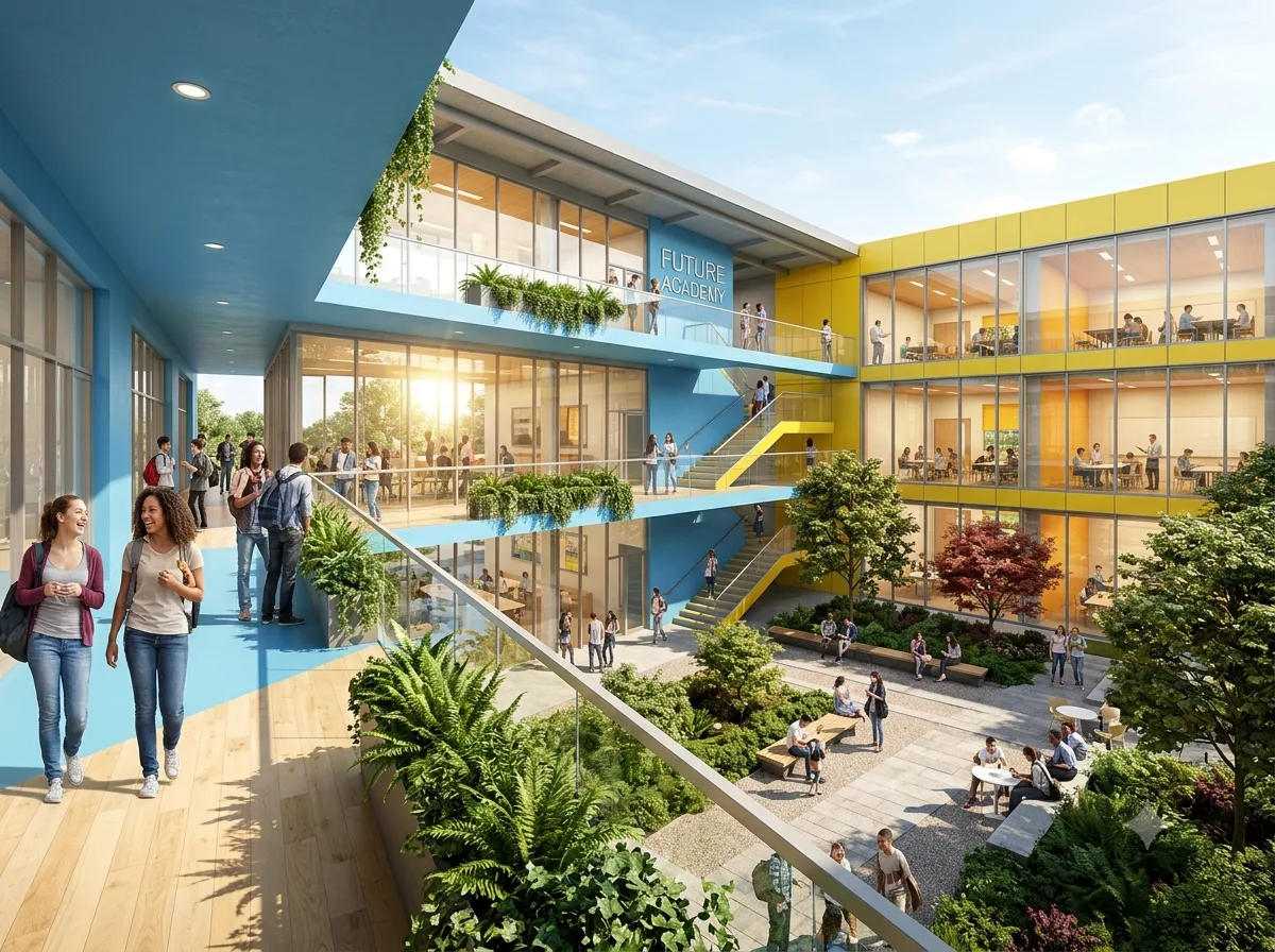 Modern School Architecture Style