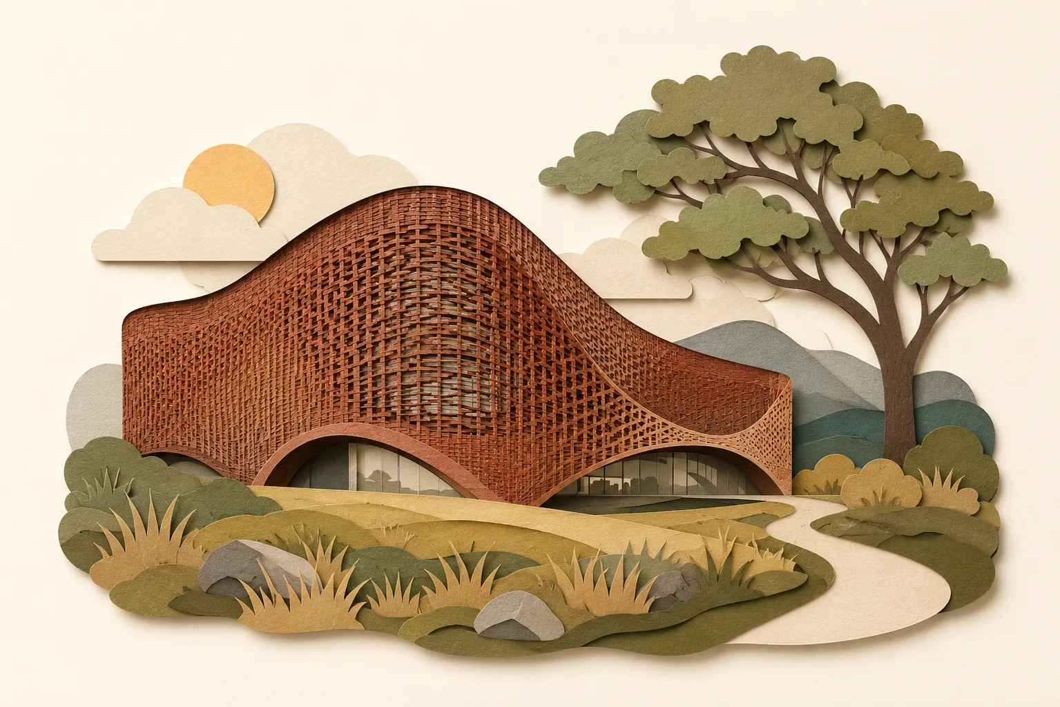 剪纸插画