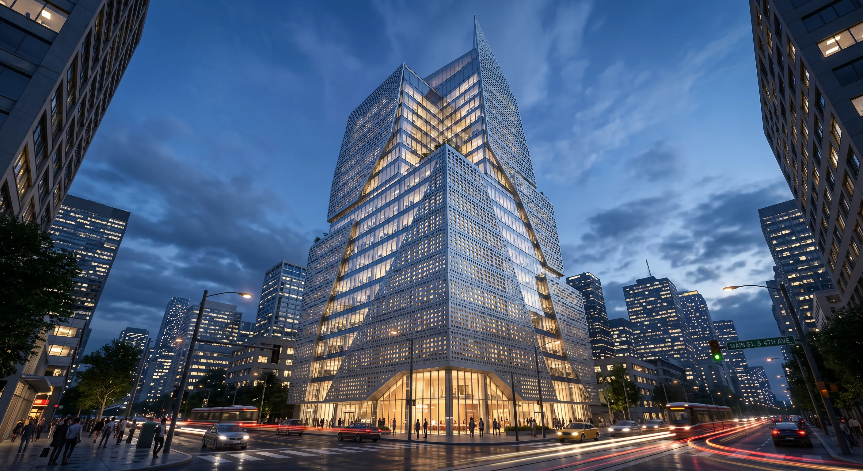 High-rise Office Building・Parametric Facade