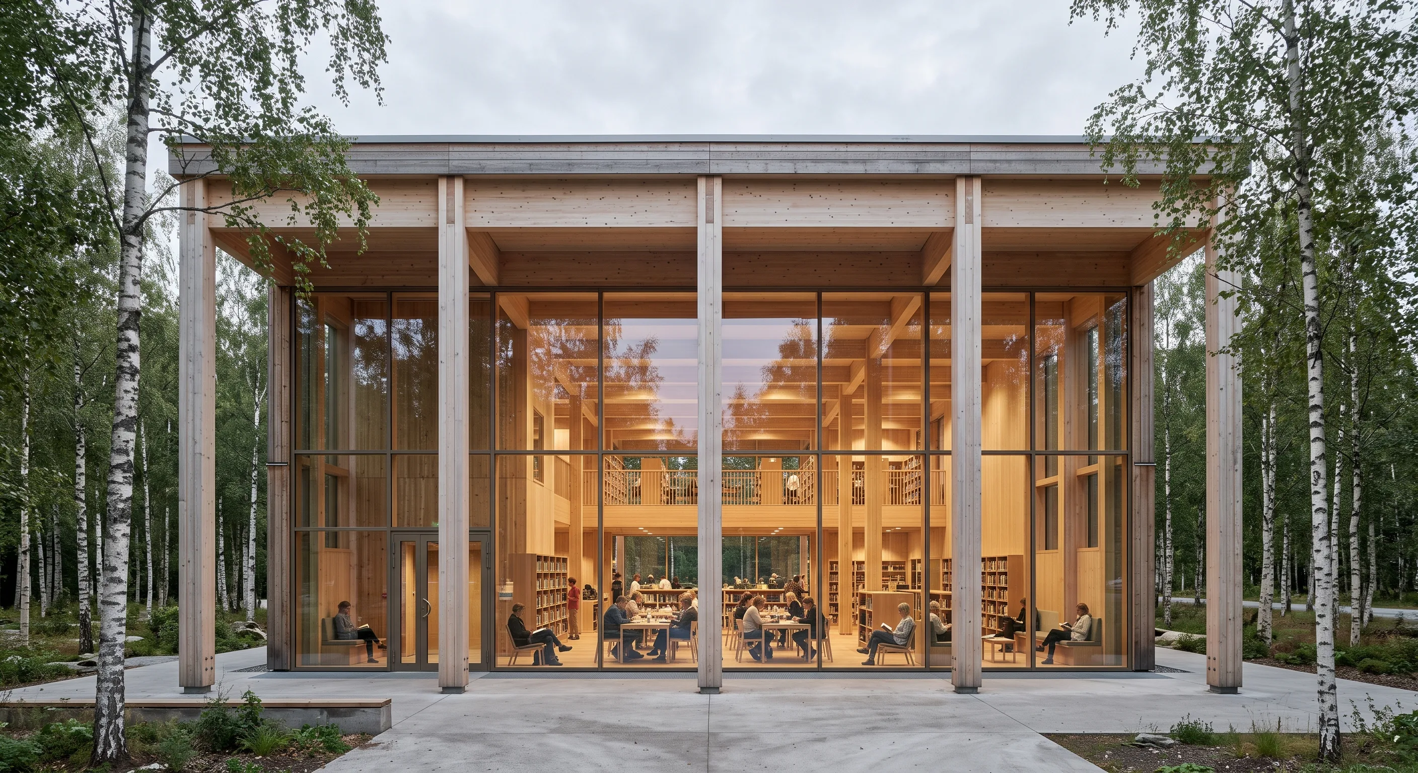 木造公共図書館