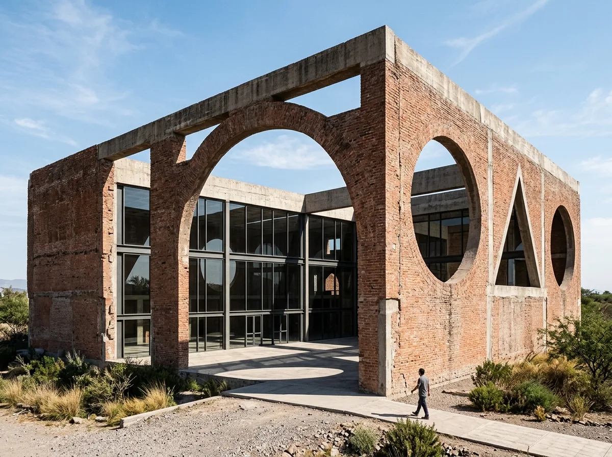 Wall in Front of the Wall: A Sun-Shading Shell Composed of Geometric Openings