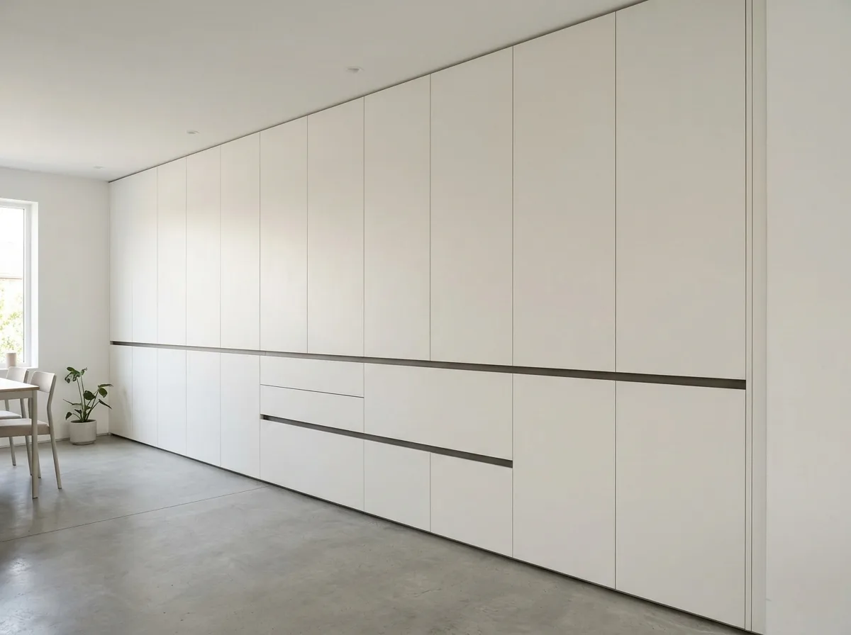 Handleless: No Protrusions on the Facade