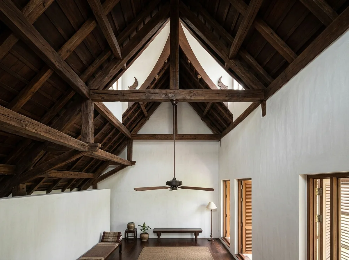 Thai Style: Pointed Roofs and Exposed Timber Structures