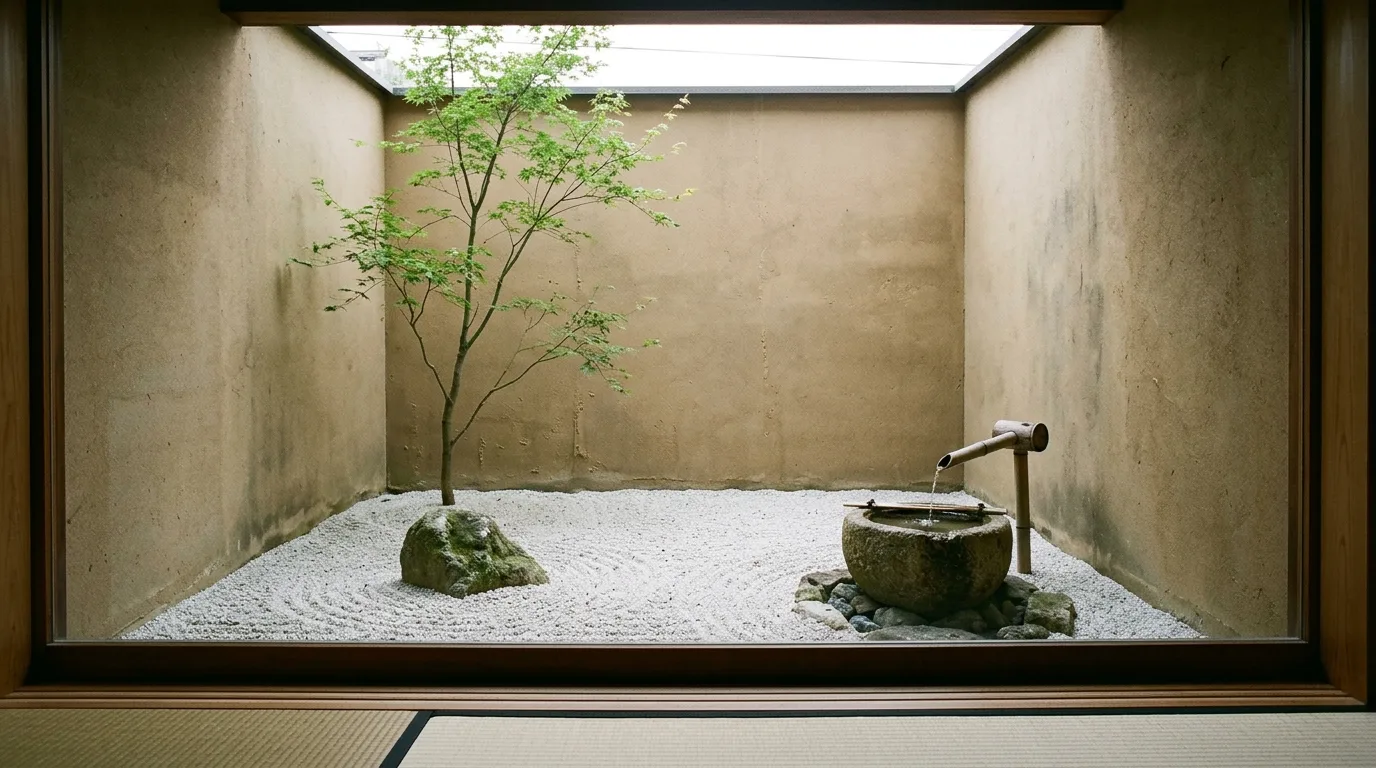 Modern Zen Garden: Three Elements Are Enough