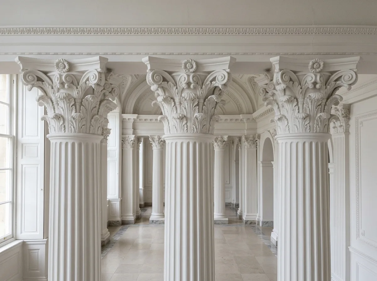 Column Capitals: The Choice Between Ionic and Corinthian