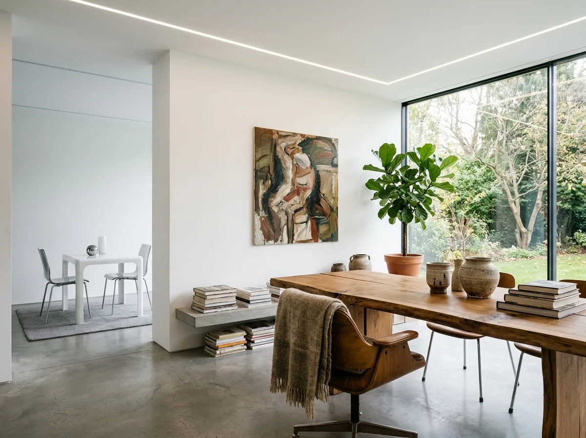 Contemporary Shell: How to Add Warmth to a White Box