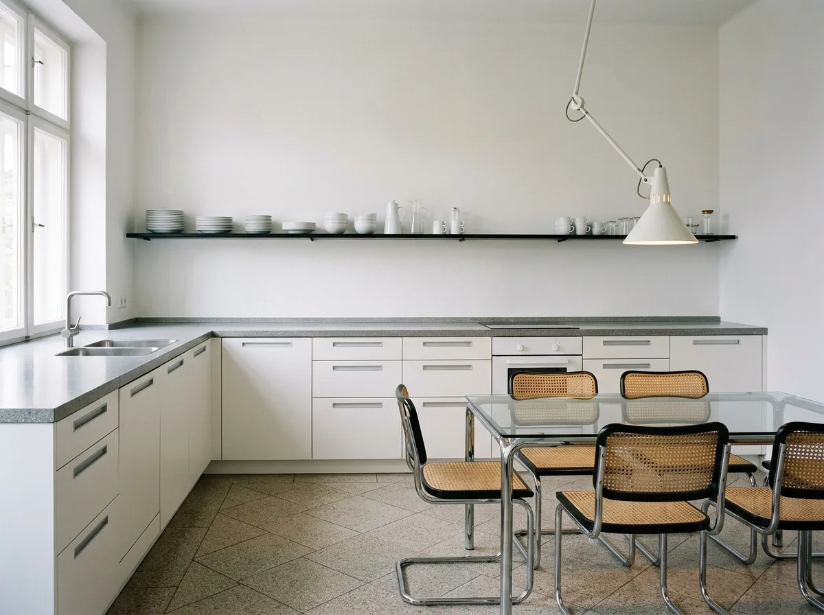 Bauhaus Dining/Kitchen: Standardized Facades