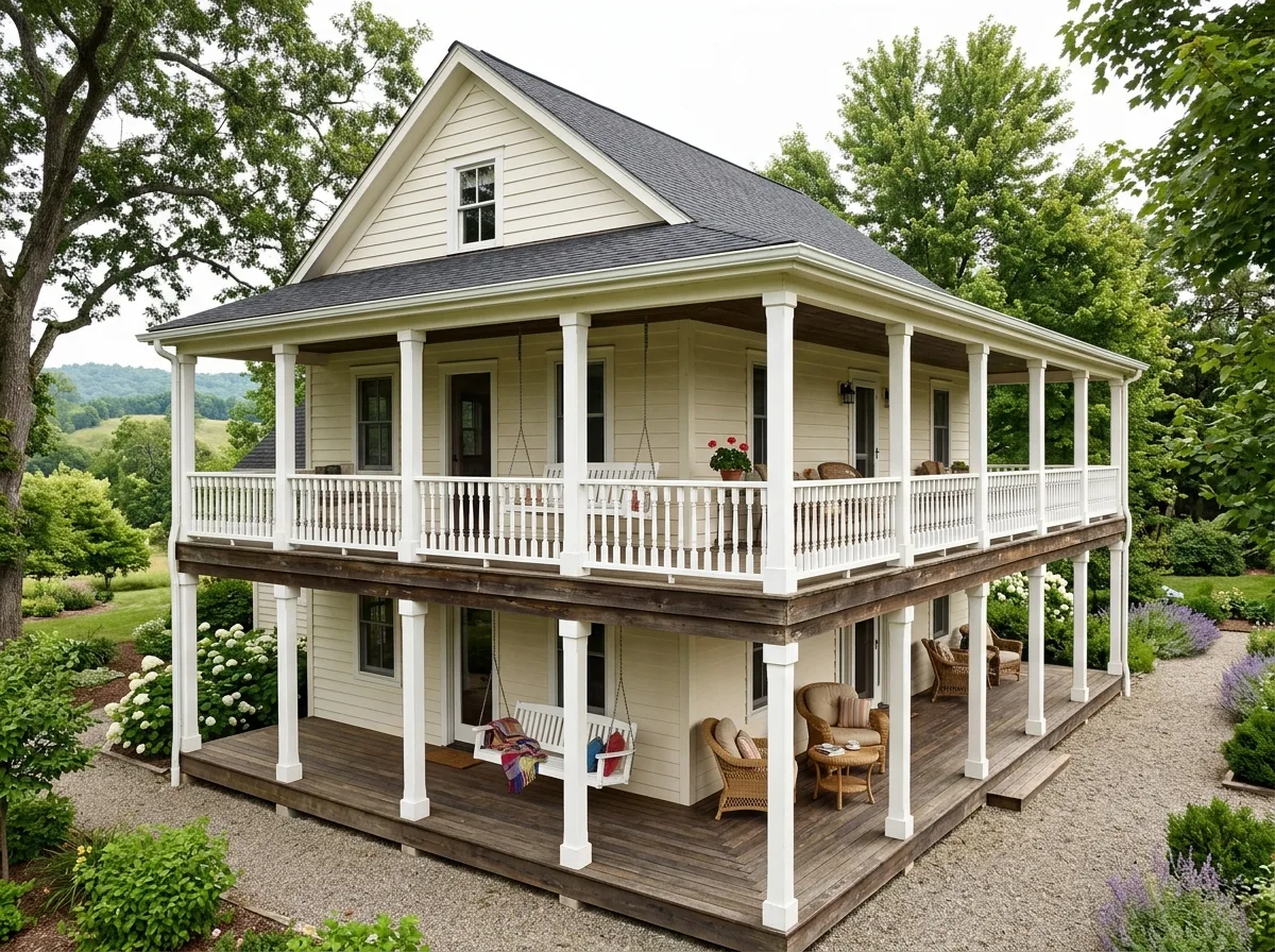 Surrounding Balconies: A Ring on Every Floor