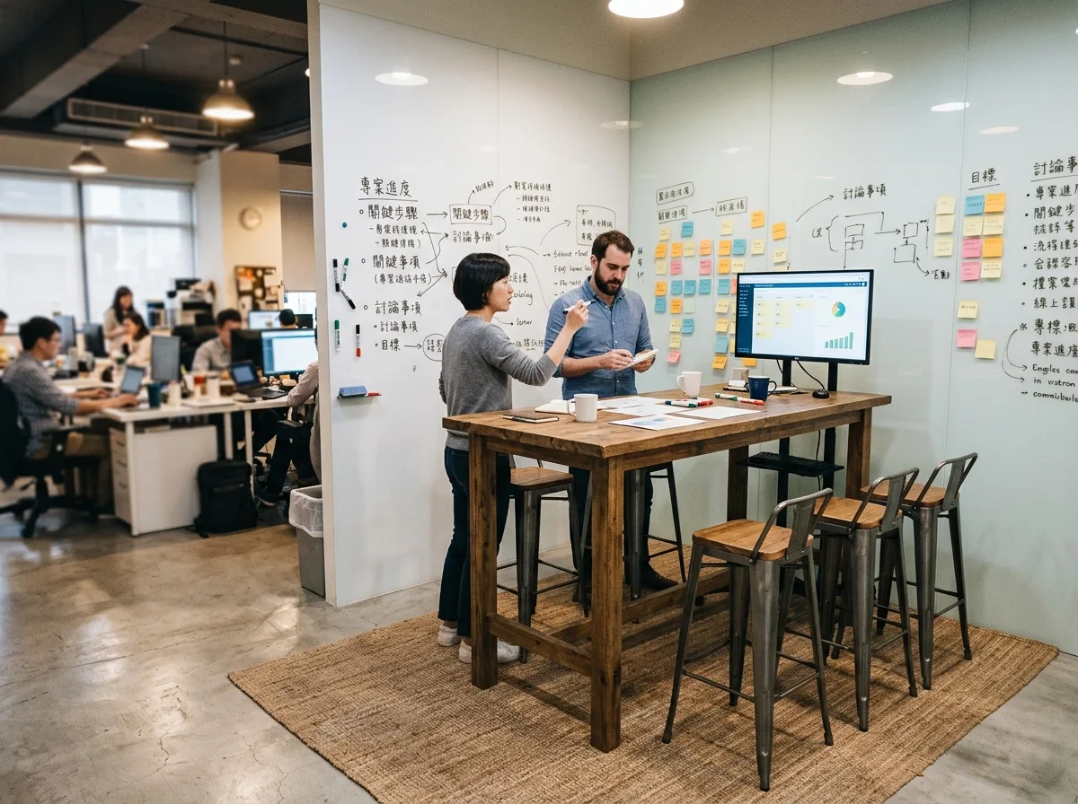 Collaboration Zones: Whiteboards More Important Than Desks