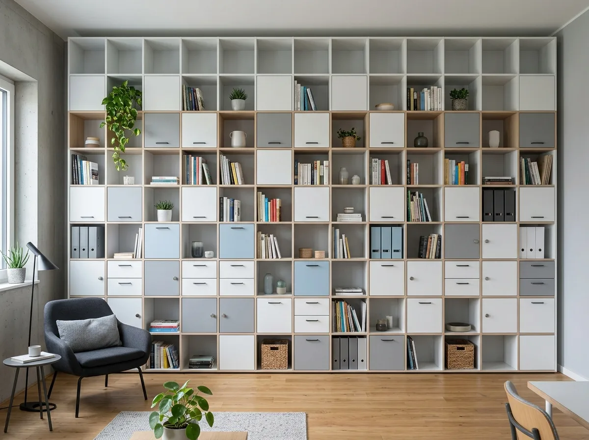 Modular Cabinets: Repetition of the Same Component