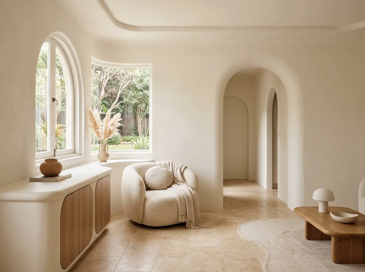 The Difference from Warm Minimalism: Rounded, Not Straight