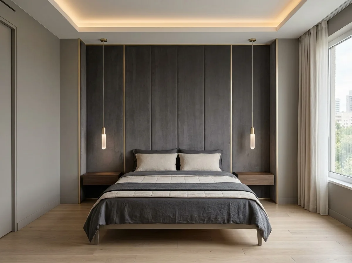 Modern Light Luxury - Bedroom: That One Wall Behind the Bed