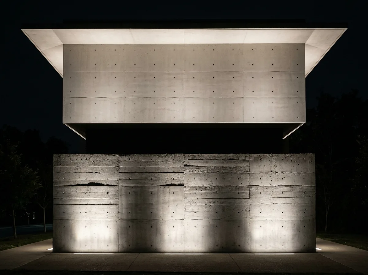 Uplighting and downlighting: The direction of light determines the material's character