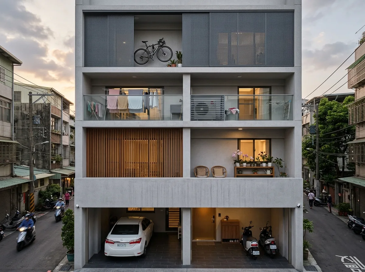 Generational Layers: Diverse Expressions of Balconies Across Three Generations