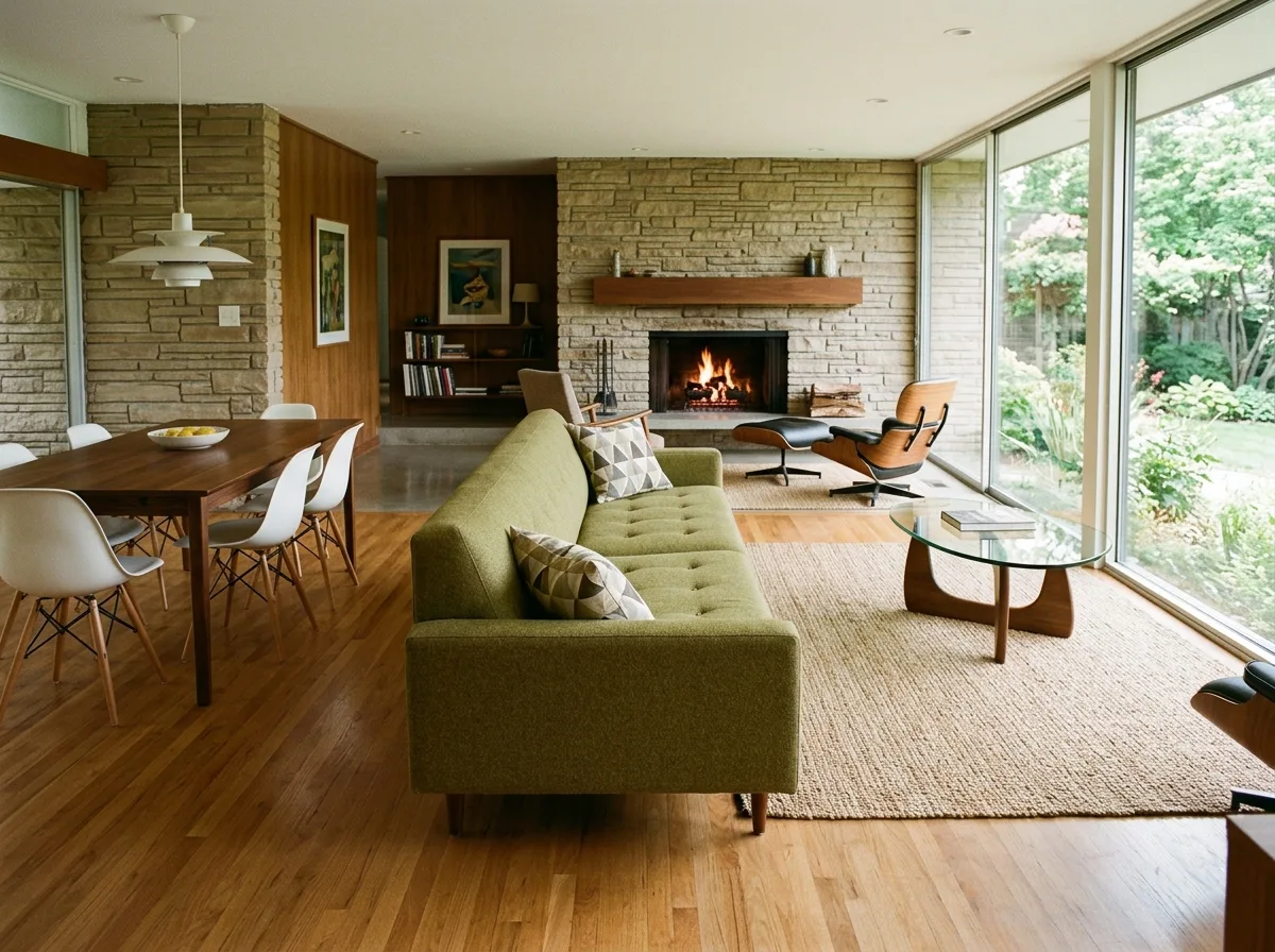 Sofa back as a partition