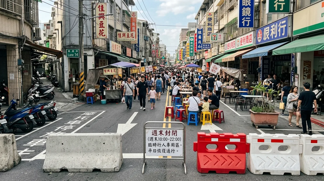 Holiday Street Closure: A Reversible Approach