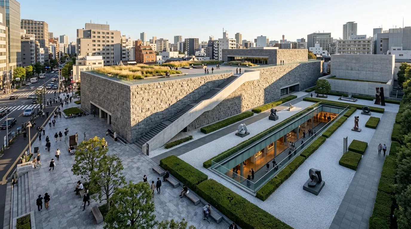 メトロポリタン美術館：彫刻庭園、屋上テラス、地下ギャラリー