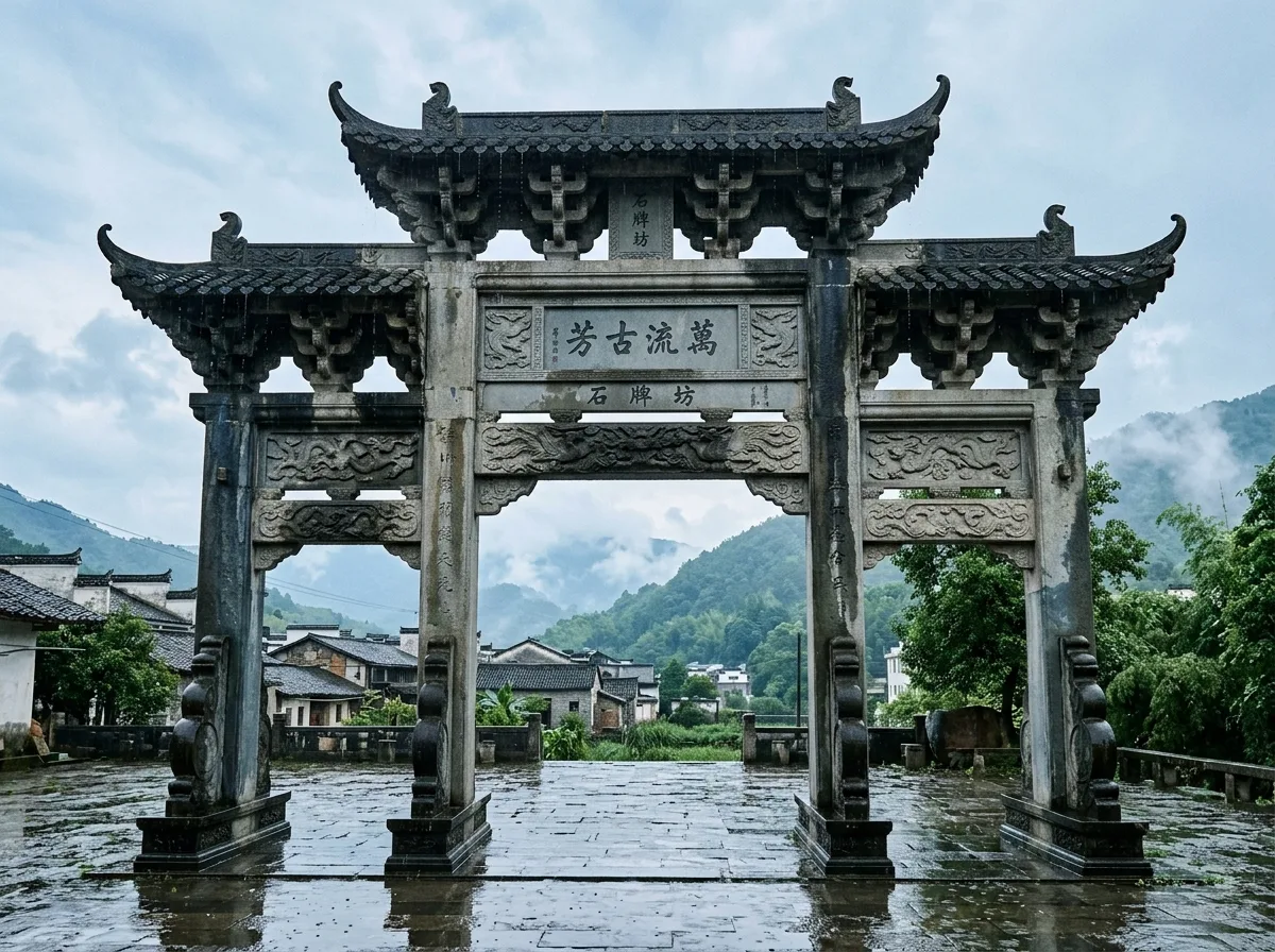 雨后：石头颜色变深的样子