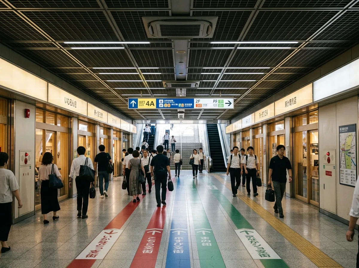 Underground Streets: The Level Connected to the MRT