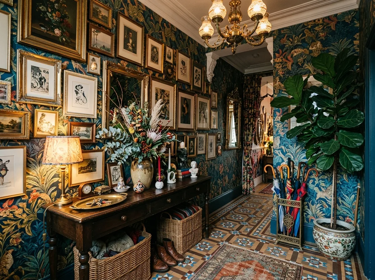 Maximalist Entryway: Go All Out the Moment You Enter