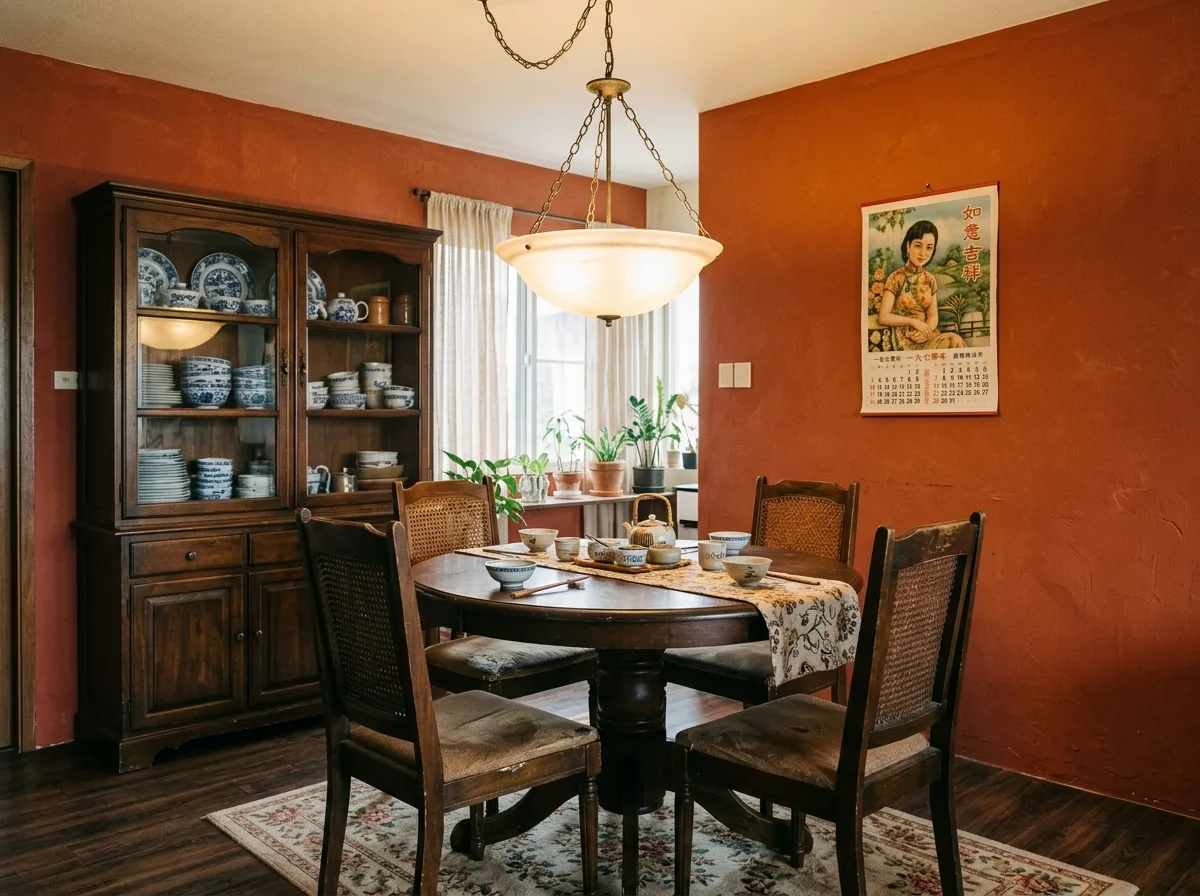 Oriental Retro Modern - Dining Room