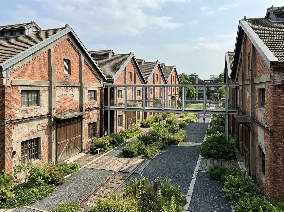Historic Building Activation: Warehouse Complex Transformed into a Park