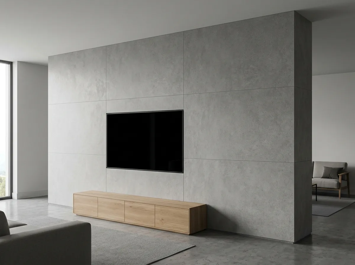 Large Terracotta Slabs: Six Pieces Form a Whole Wall