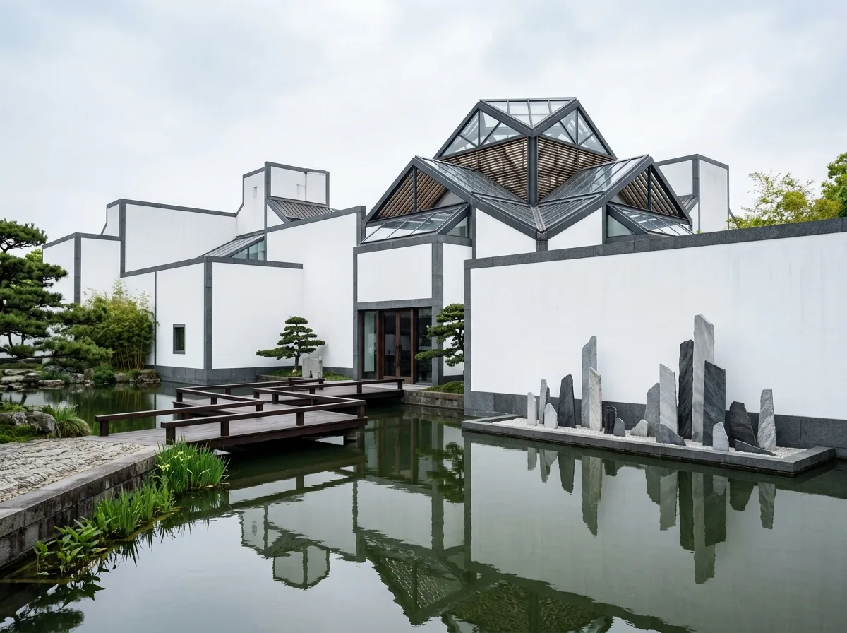 White Walls, Black Tiles, and Stone Gardens: Contemporary Jiangnan Gardens