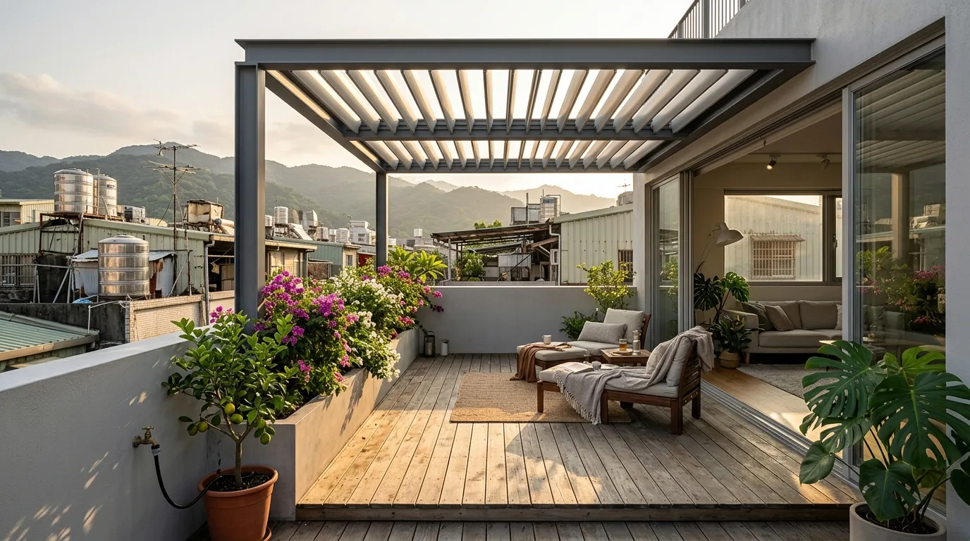 Rooftop Terrace: The Outdoor Living Layer After Setback