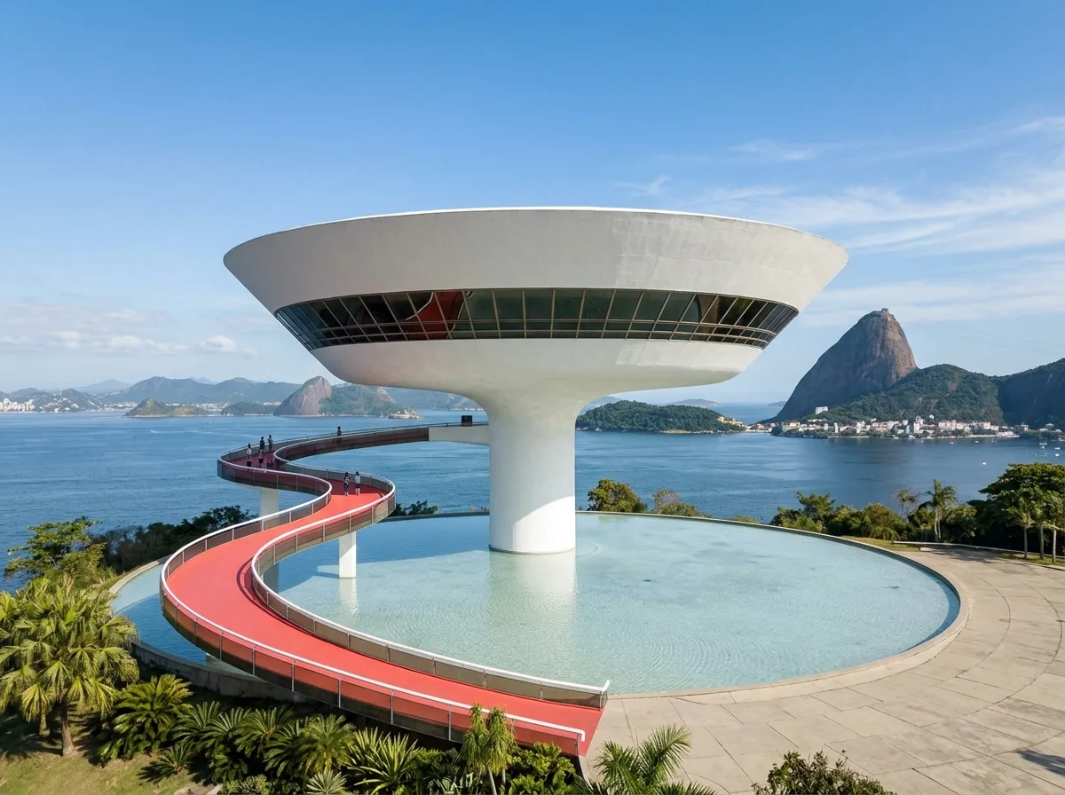 UFO-like Cantilever: A Disc Museum Supported by a Single Column