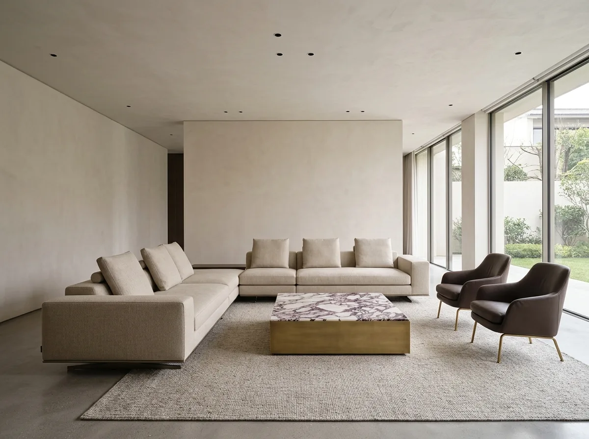 Three things about Italian light luxury: proportion, materials, furniture