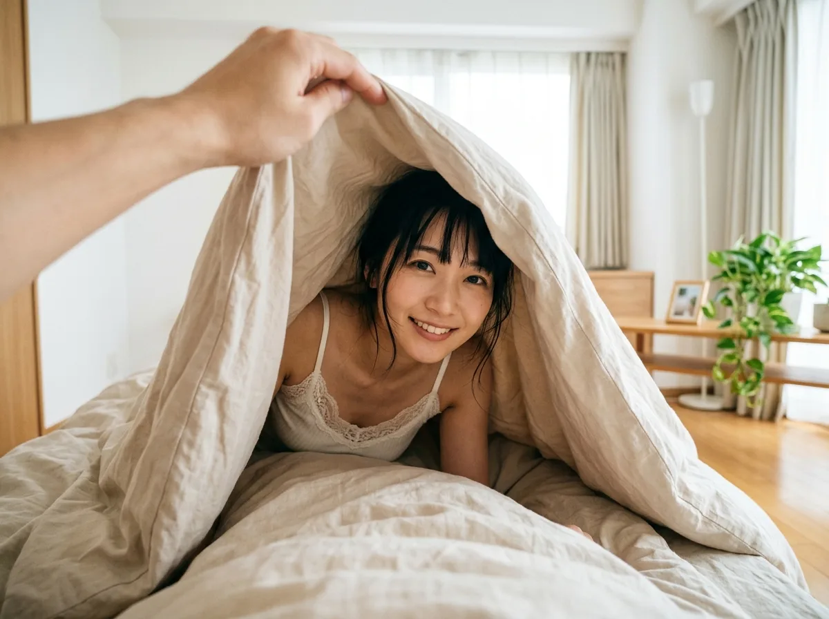 第一人称视角早晨掀被