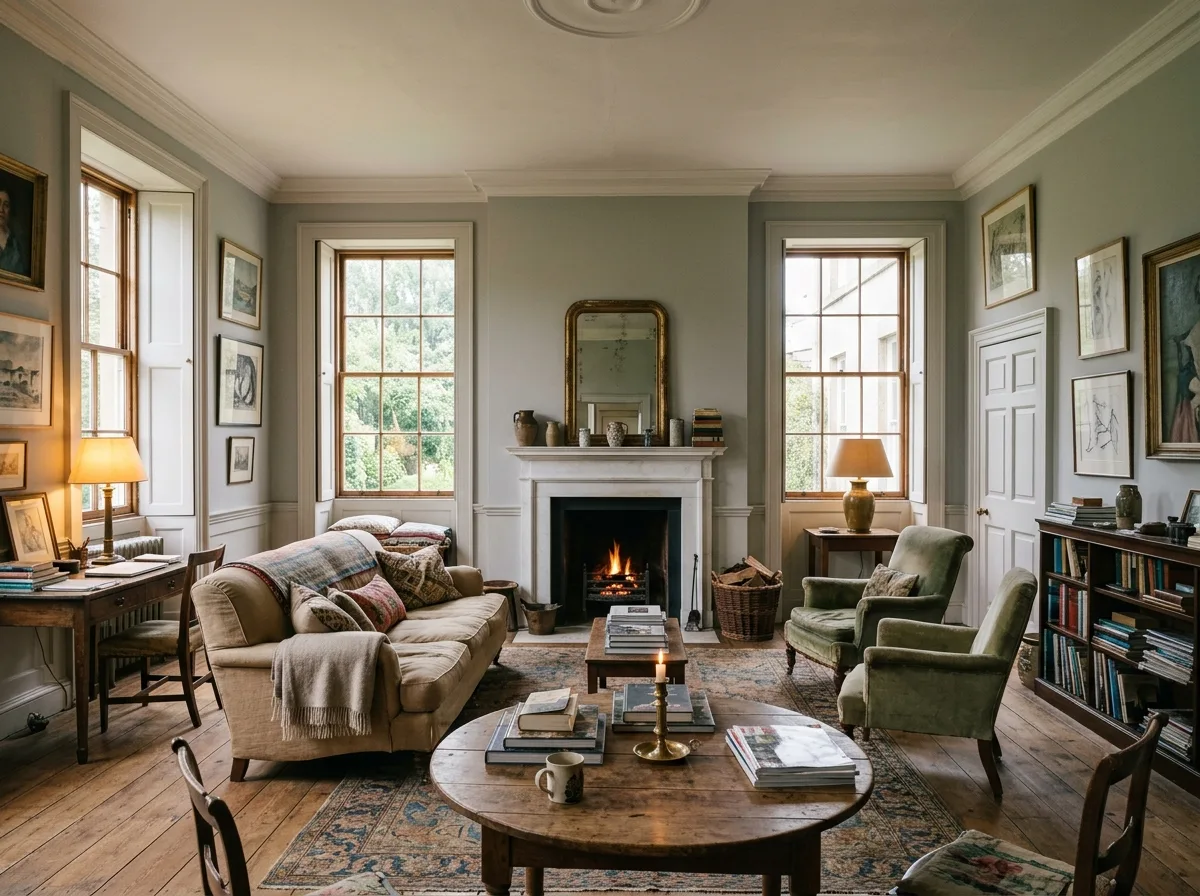 Georgian House: Loose Furnishings within Strict Proportions