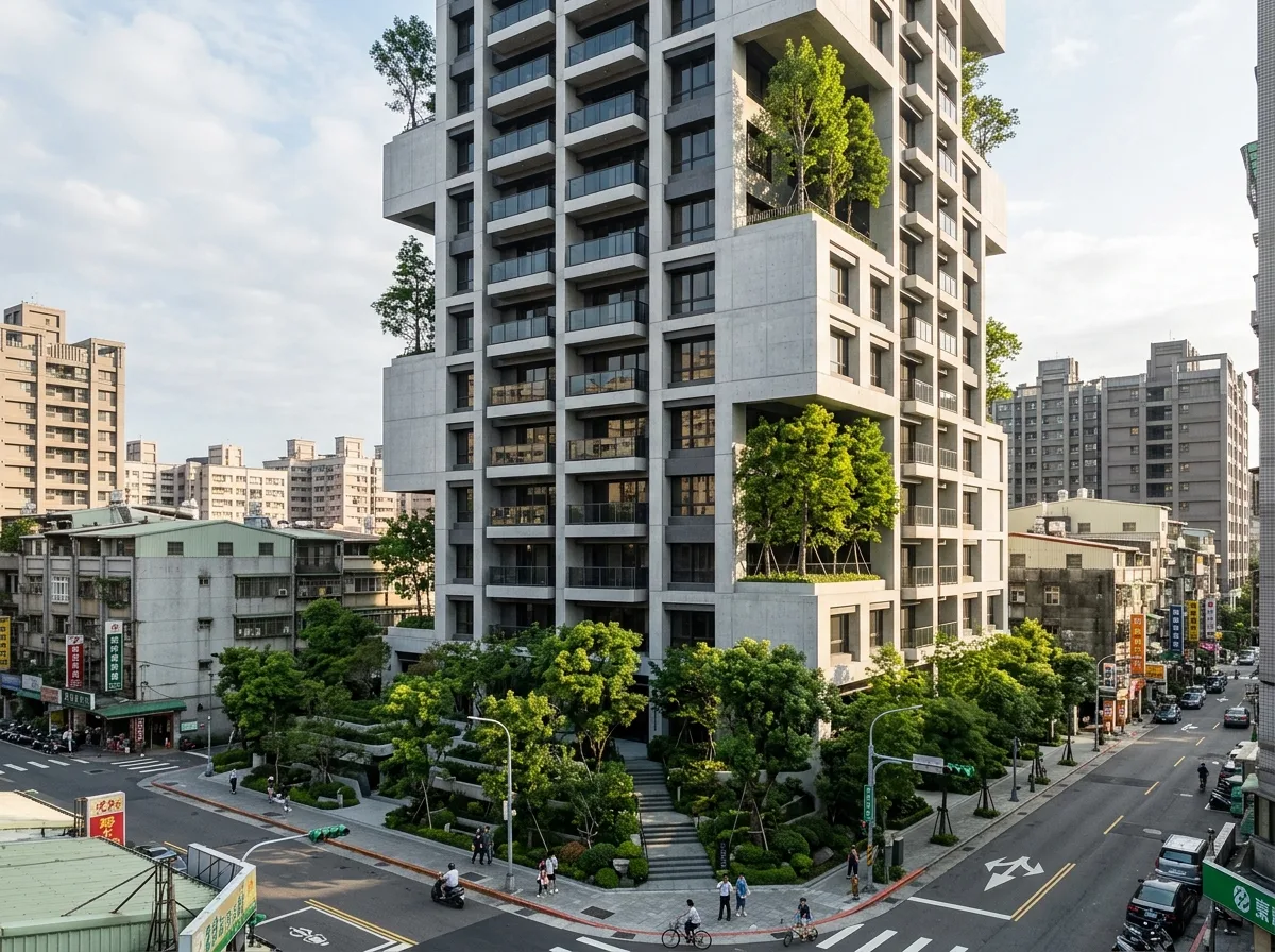 Vertical Forest Tower: Real Trees on Every Floor