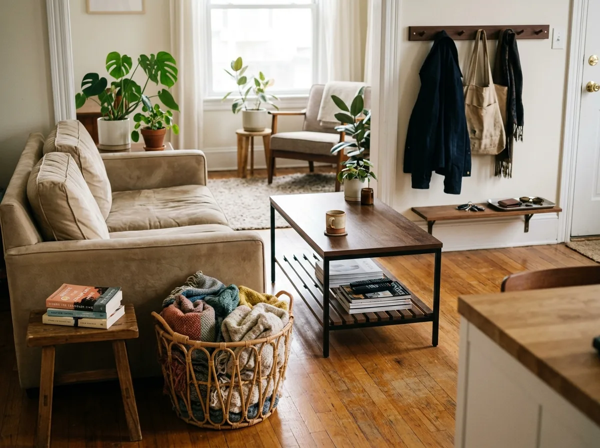片付ける必要はない：物を置いたままでも良い