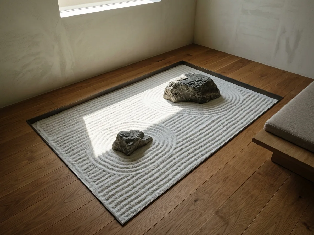 Stone and Sand: Karesansui indoors