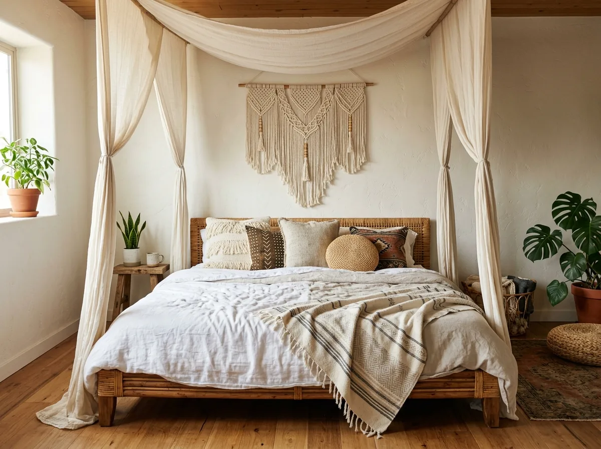 Bed Treatment: Canopy and Layering