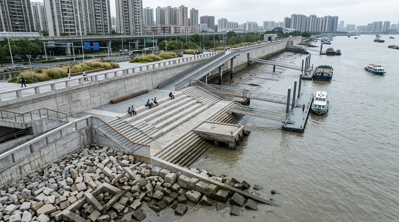 与当代都市景观的差别:岸线有它自己的问题
