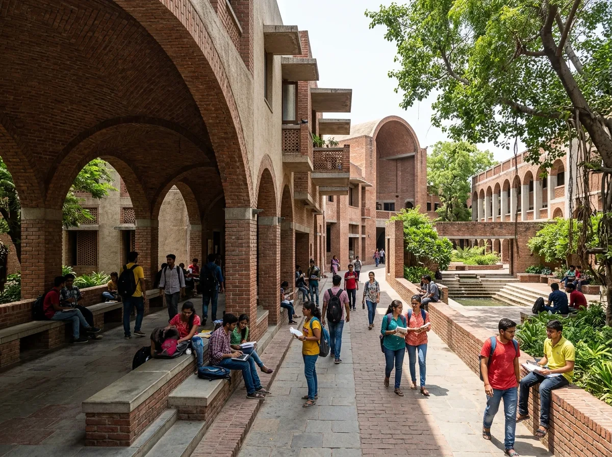 Campus as City: An Academy Composed of Shaded Arcades and Pedestrian Streets