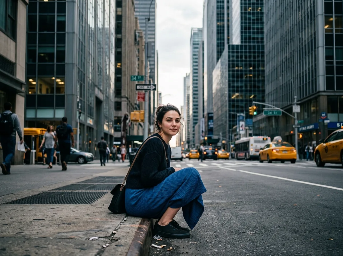 Urban Curb: Crouching Street Snapshots