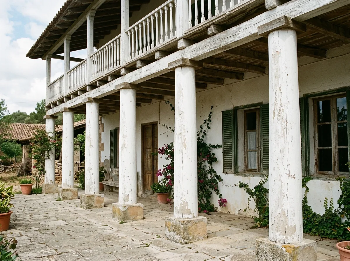White Colonnades: The Protagonists of the Facade