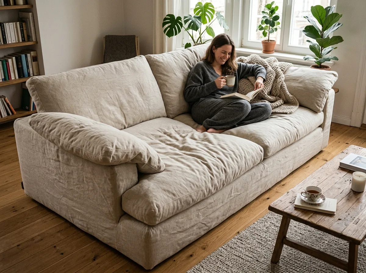 Ultra-Deep Sofa: Over One Meter in Depth