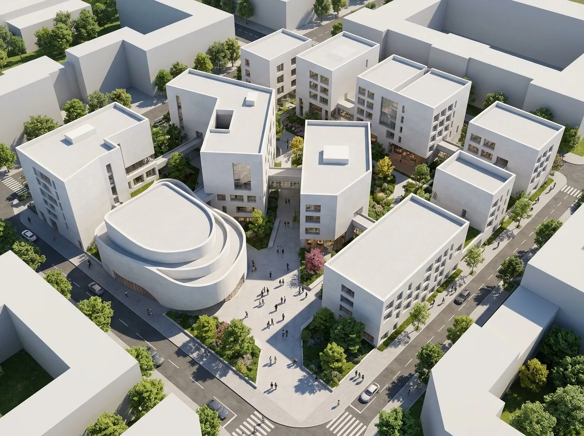Music Education Campus: A Cultural Block Composed of Fragmented Volumes