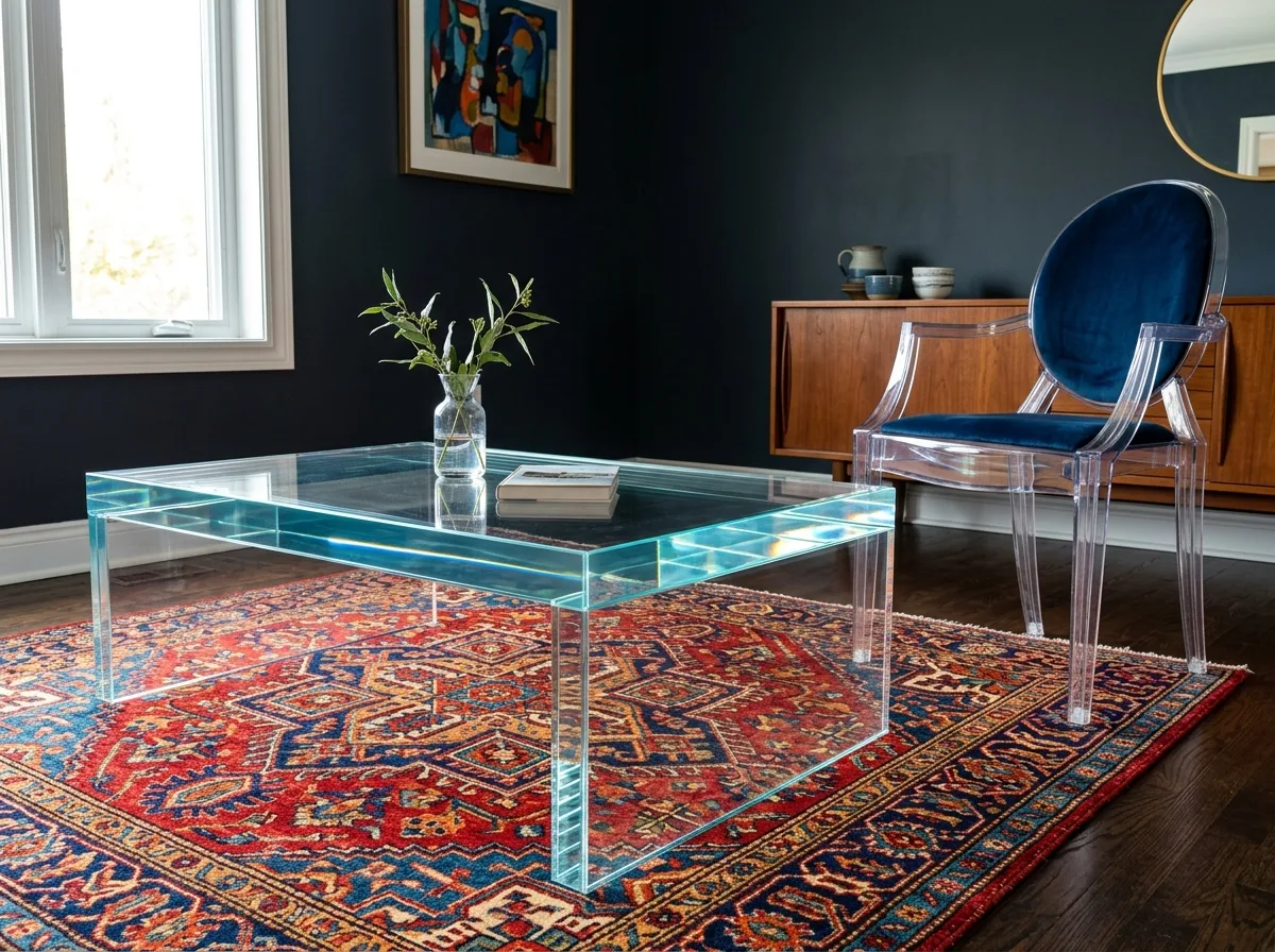 Acrylic Furniture: Transparent Volumes