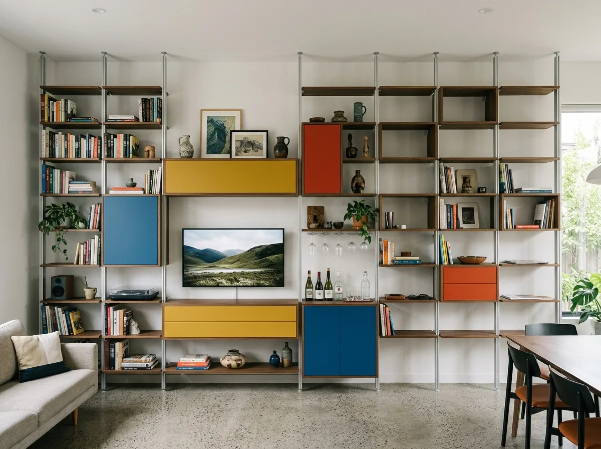 Nelson | Modular Furniture: One Component Forms an Entire Wall