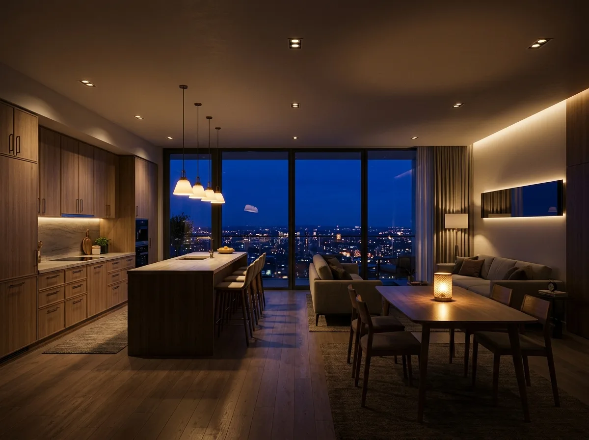 Light Scenarios: Day to Night in the Same Space