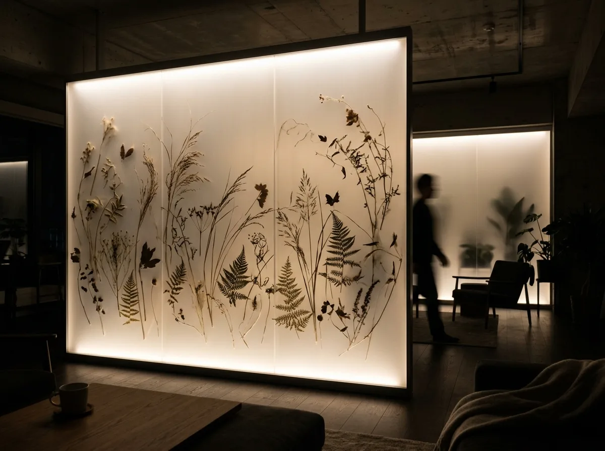 Translucent Partitions: Light Scattering Within the Panel