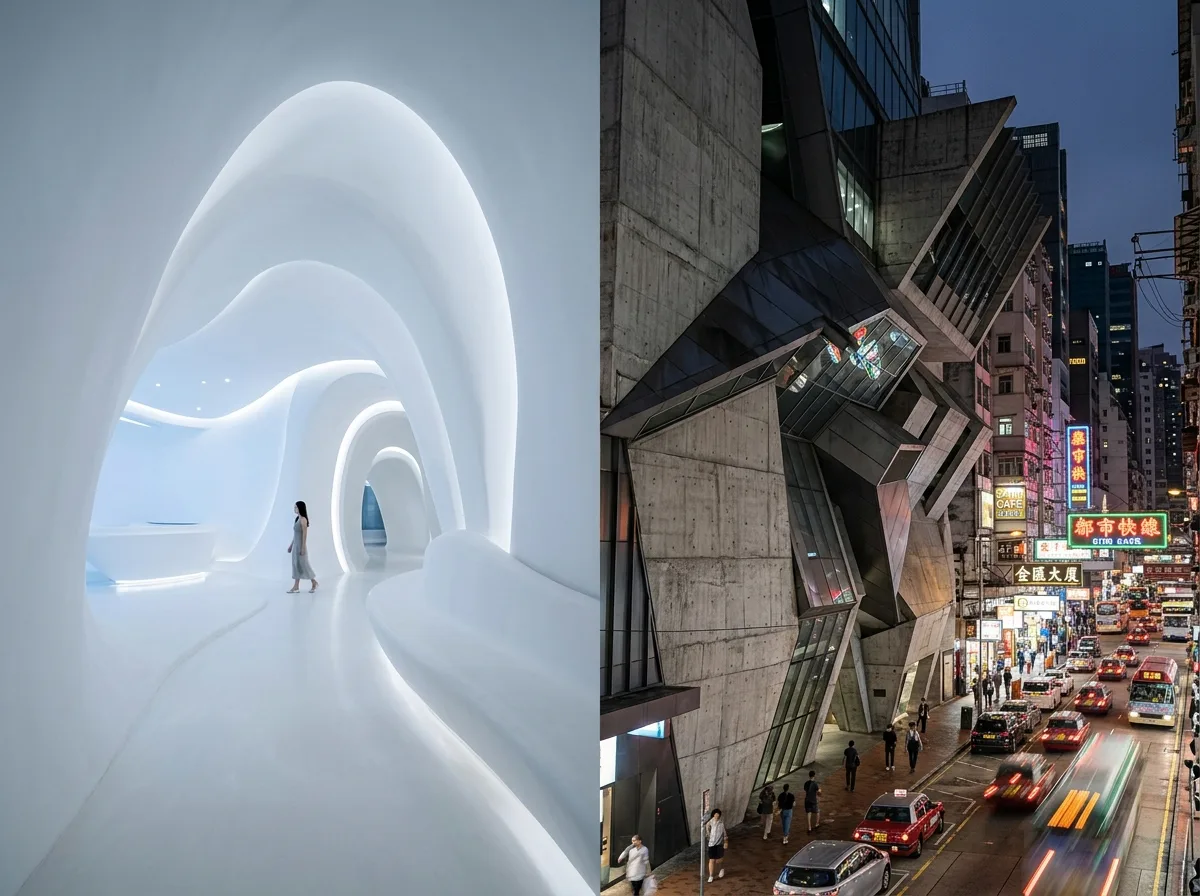 The Difference from Avant-garde Futurism: On the Street, and with Sharp Corners