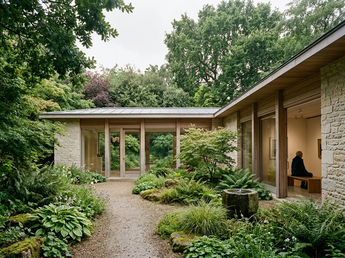 Quiet Museum: Low-Profile Horizontal and Garden Integration