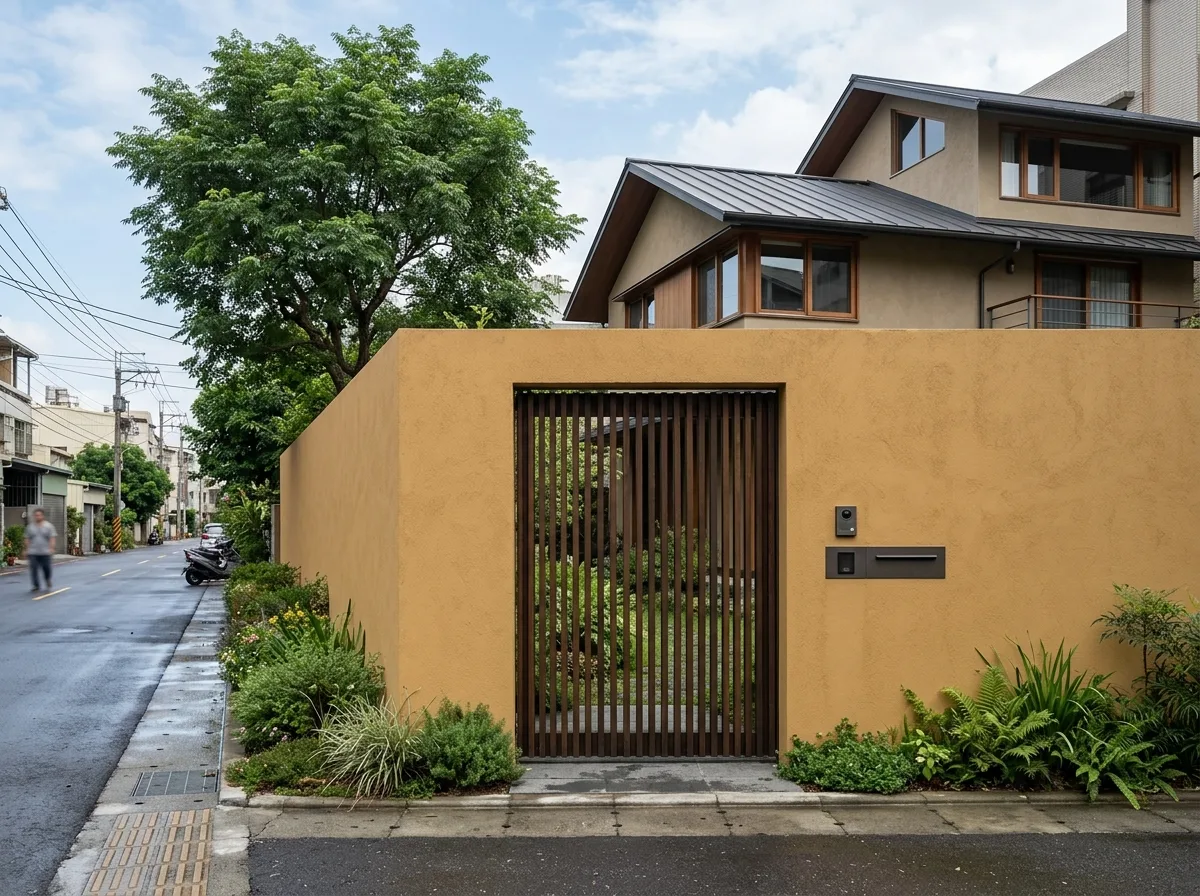 Wall and Gate: Privacy begins from the street